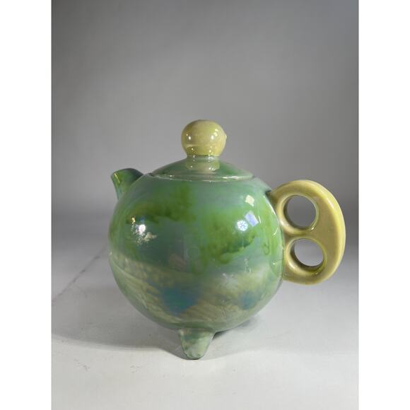 Luster Japan Fine China Tea Pot National Silver Vintage Glassware Japanese R8361 - Picture 2 of 16